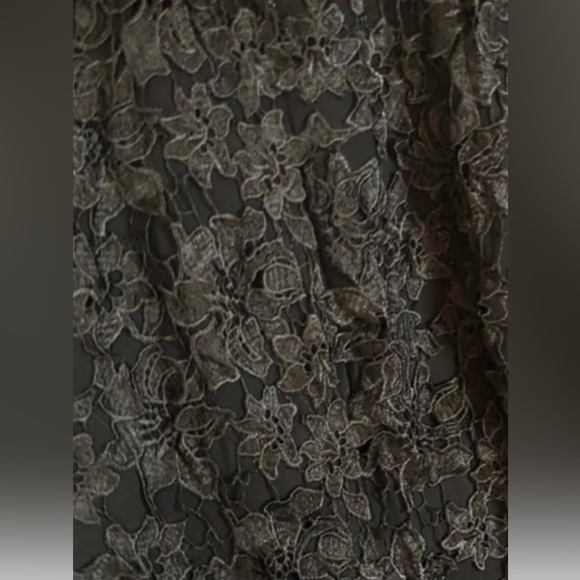 Sheer Embroidered Lace Gown Black Issue New York size Small $250.00 - Picture 8 of 14